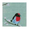 Trademark Fine Art Melissa Wang 'Bird & Blossoms Iv' Canvas Art, 18x18 WAG13269-C1818GG